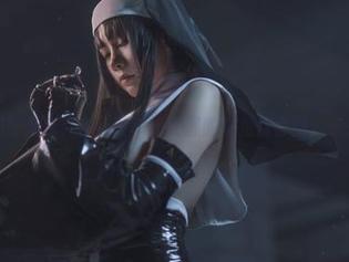 拯救你的周末！Uki雨季修女黑胶衣免费套图，快来围观