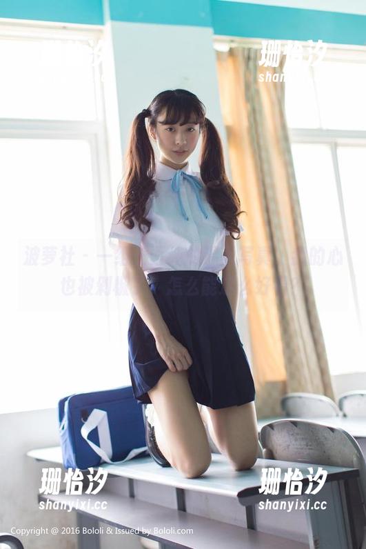 波萝社 - 一组王语纯的温柔写真，我的心也被剁椒了，怎么能这么好看？